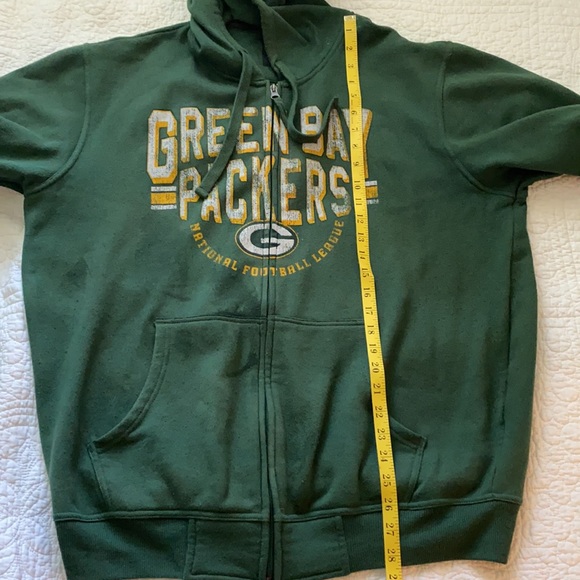 🏈GREEN BAY PACKERS - Full Zip Hoodie - UNISEX - Large🏈 - Picture 7 of 7